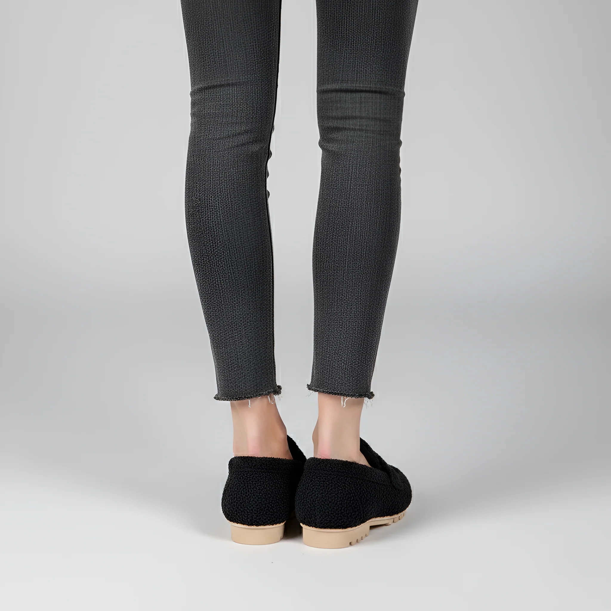 Mocassini Donna in Pelliccia Sintetica Slip-On Comfort per Uso Quotidiano - Image 3