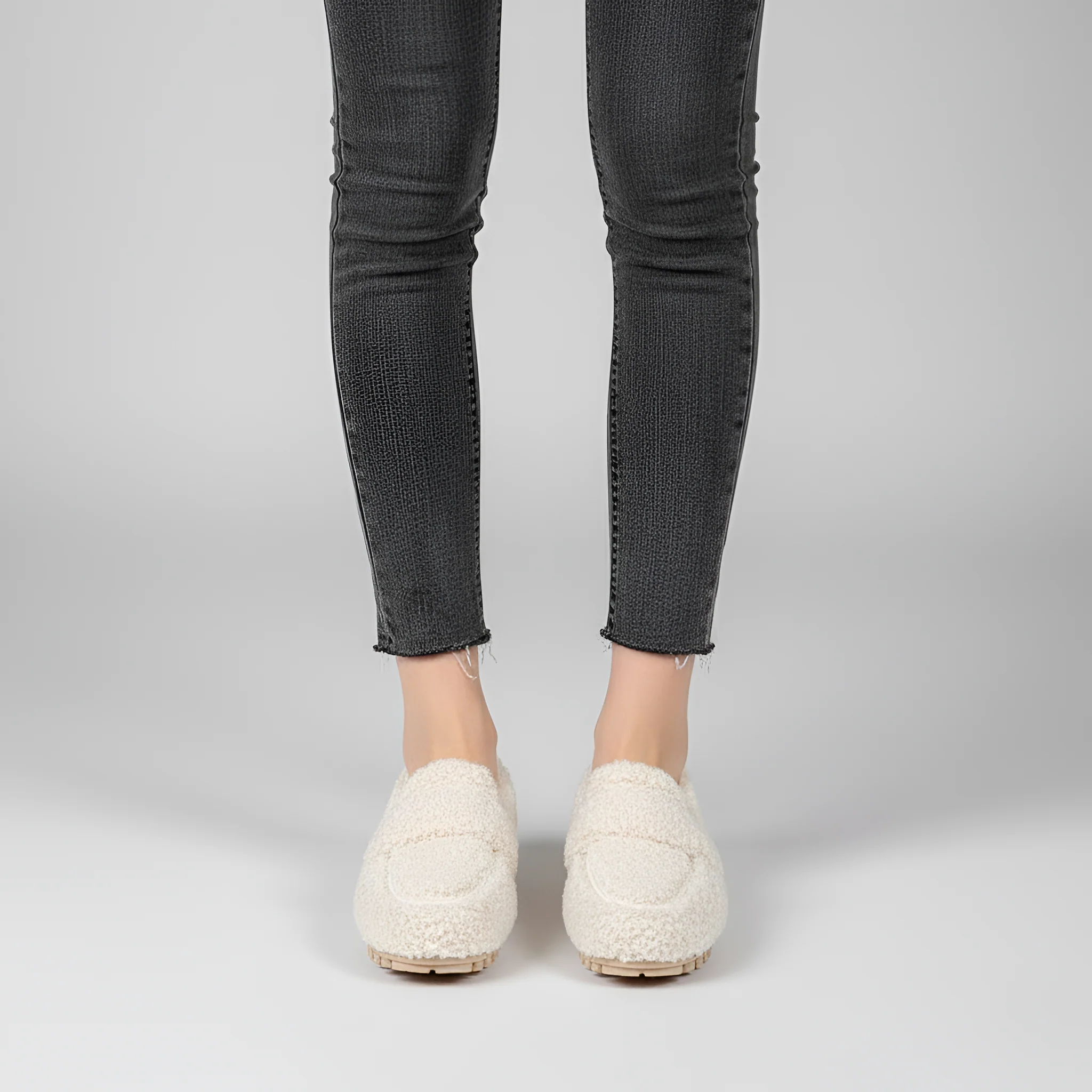Mocassini Donna in Pelliccia Sintetica Slip-On Comfort per Uso Quotidiano - Image 5