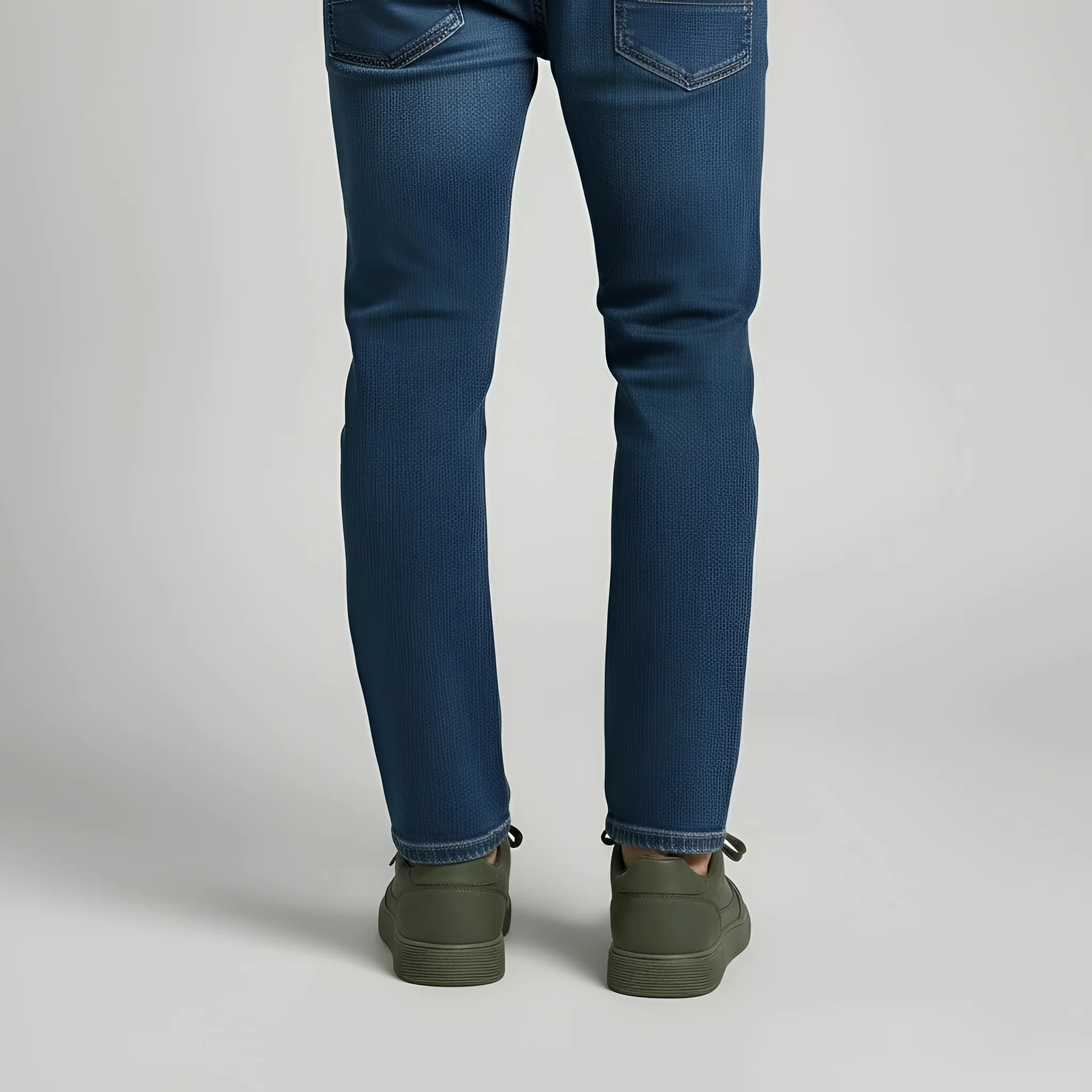 Scarpe Uomo Casual Sneakers in Pelle Sintetica Stringate Comfort Casual - Image 3