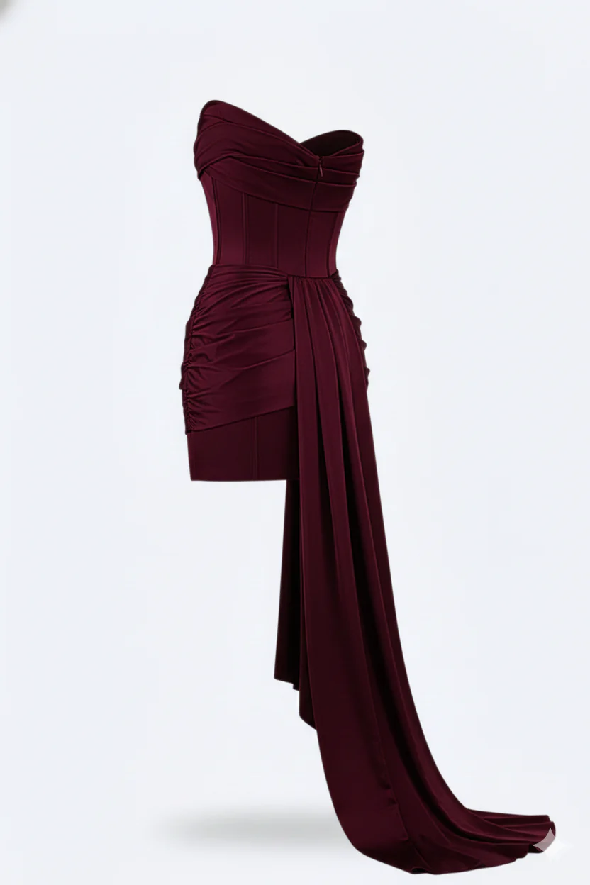 Valerios Fashion abito da sera corto elegante donna - Image 3