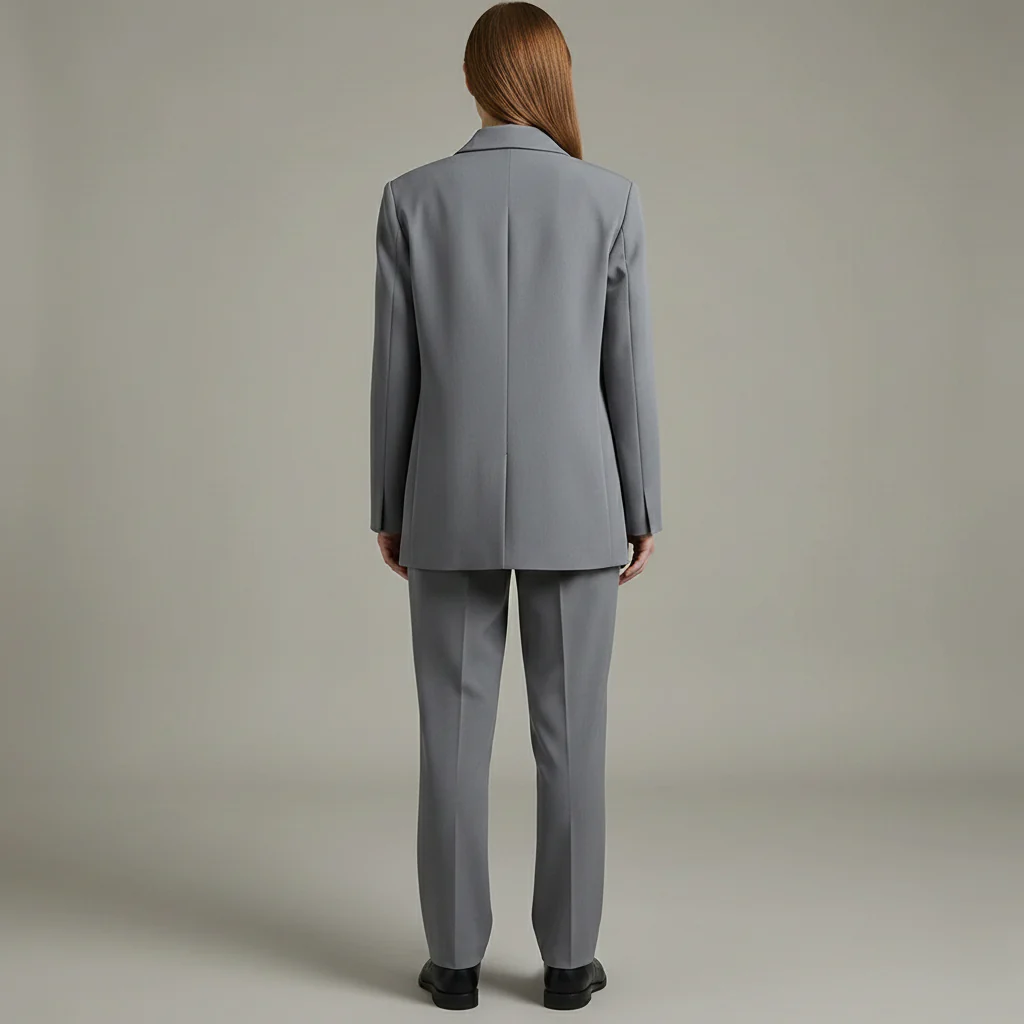 Valerios Fashion blazer donna sartoriale con rever classico e chiusura monopetto - Image 3