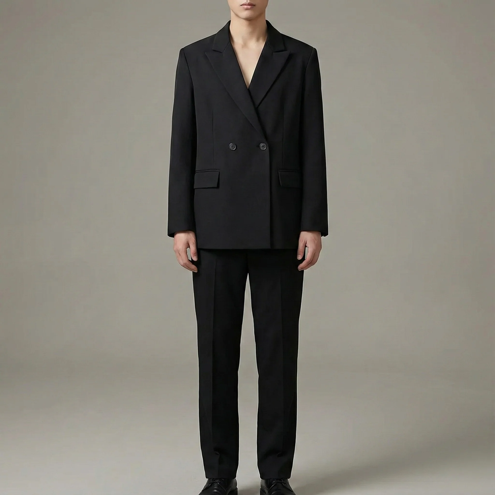 Valerios Fashion blazer donna sartoriale con rever classico e chiusura monopetto - Image 5