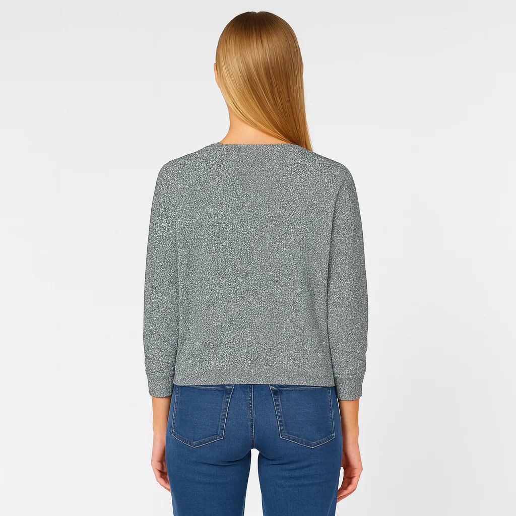 Valerios Fashion maglia donna glitter maniche lunghe - Image 3